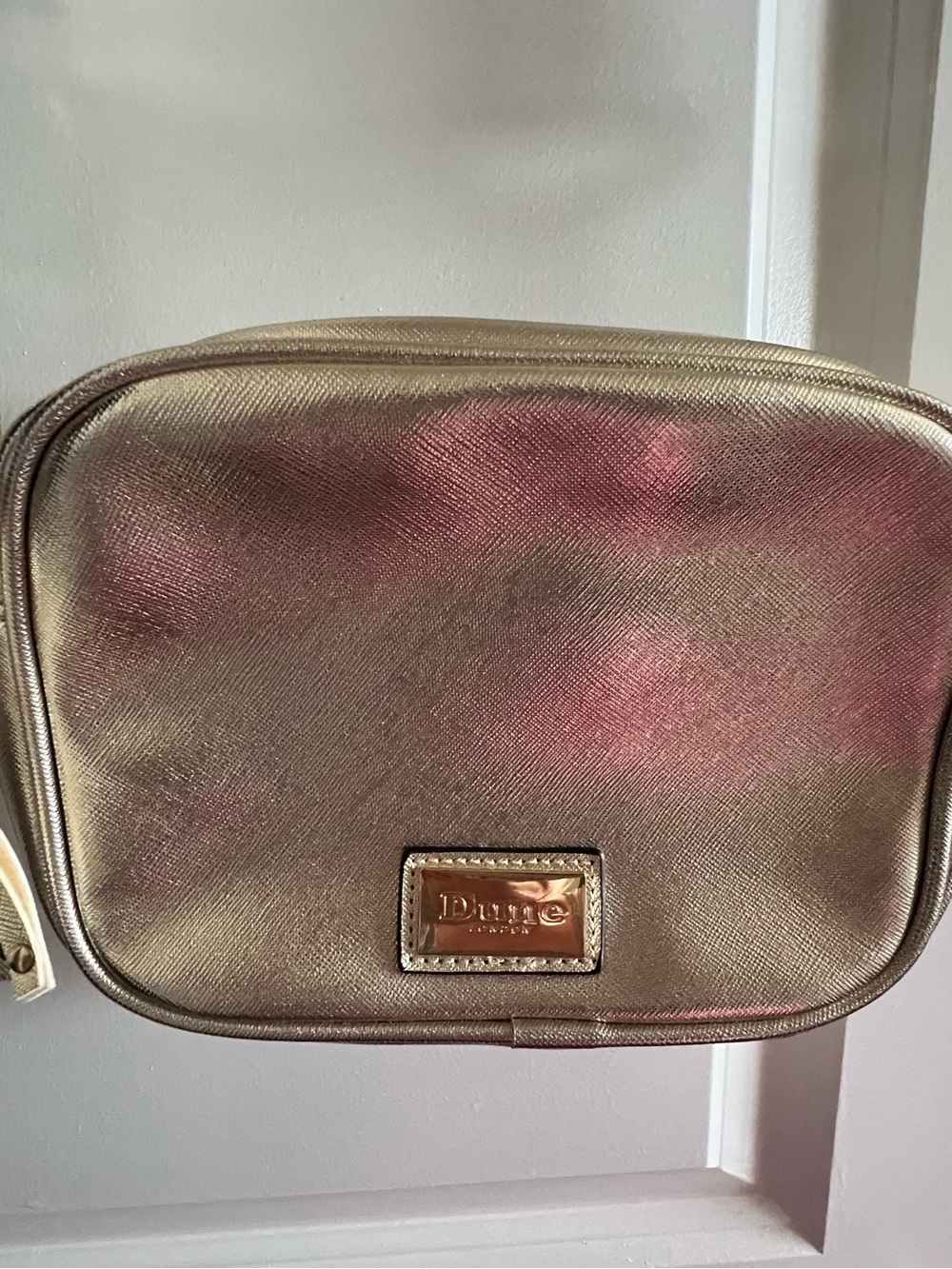 Dune London Metallic Gold Crossbody Bag